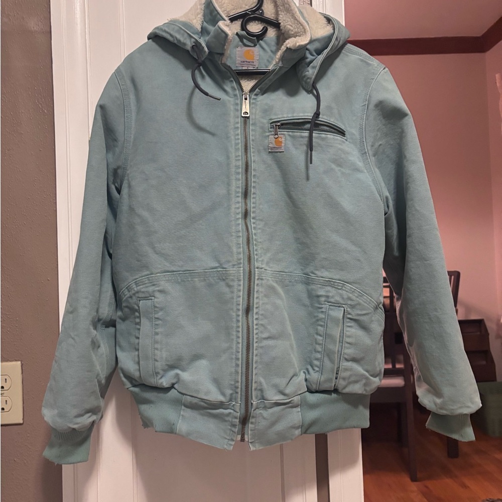 Carhartt Blue Puffer Jacket Outdoor Essential